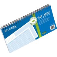 Lot de 5 To Do Weekly: 100% papier recyclé