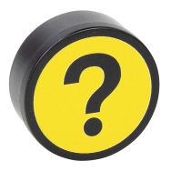 Lot de 5 aimantsean Management Question Jaune