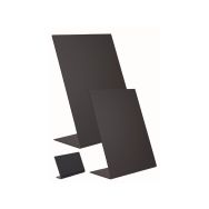 Lot de 5 ardoises de table en acrylique en forme de L A8