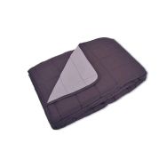 Lot de 5 couvre-lits Soho 180x260 100% microfibre prune-parme