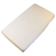 Lot de 5 draps-housses coton uni 50 x 100 cm - coloris blanc