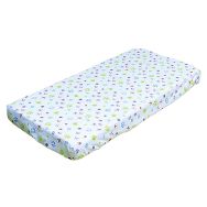 Lot de 5 draps housses Jersey imprimés Empreintes - 60x120 cm