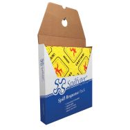 Lot de 5 feuilless absorbantes universel en distributeur jaune