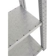 Lot de 5 tablettes pour rayonnage Advance - Longueur 110 ou 135 cm