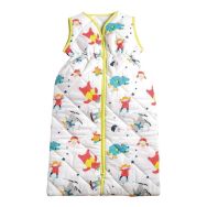 Lot de 5 turbulettes matelassées coton imprimé Ours 48 x 110 cm