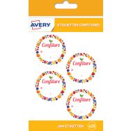 Lot de 600 Étiquette confiture - Ø47,5 mm