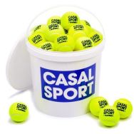 Lot de 60 balles de tennis training - le seau