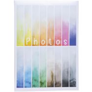 Lot de 6 Album photo à pochettes 300 photos 10x15cm - Blanc