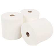 Lot de 6 Bobine d'essuie-mains Autocut - Pure ouate blanche - Manutan