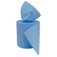 Lot de 6 Bobine d'essuyage Maxi - bleue