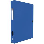 Lot de 6 Boite Oxford Memphis 24x32 Dos 40mm Polypro - Bleu