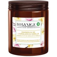 Lot de 6 Bougies parfumantes botanica vanille & magnolia 205 g