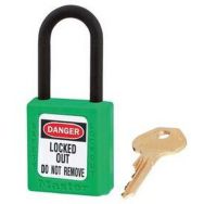 Lot de 6 Cadenas s'entrouvrant - Anse nylon diélectrique - Vert