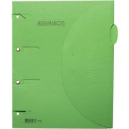Lot de 6 Chemise perforée Smartfolder - Assurances - A4