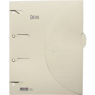 Lot de 6 Chemise perforée Smartfolder - Devis - A4