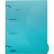 Lot de 6 Chemise perforée Smartfolder - Impots - A4