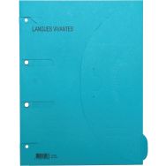 Lot de 6 Chemise perforée Smartfolder - Langues - A4