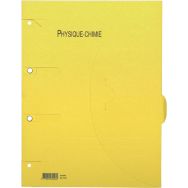 Lot de 6 Chemise perforée Smartfolder - Physique Chimie - A4