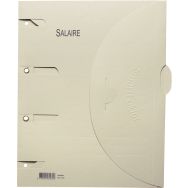 Lot de 6 Chemise perforée Smartfolder - Salaires - A4