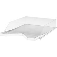 Lot de 6 Corbeille à courrier Business: transp.: cristal: Silky Touch