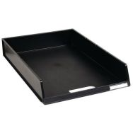 Lot de 6 Corbeille à courrier pour documents au format  c4. Noir