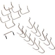Lot de 6 Crochets pour panneaux perforés StorePlus Flex M 20