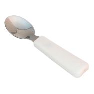 Lot de 6 Cuillère inox avec manche 100% biosourcé blanc