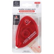 Lot de 6 Dérouleur d'adhésif double-face repositionnable pour photos