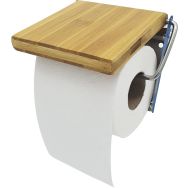 Lot de 6 Dérouleur papier toilette - Bois bambou