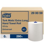 Lot de 6 Essuie-mains rouleau - Extra long - H1 Universal