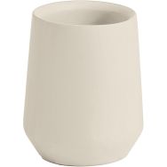 Lot de 6 Gobelet en polyrésine et bois Crème