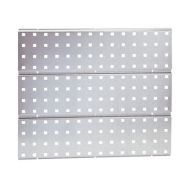 Lot de 6 Panneau mural en acier galvanisé pour clips