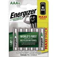 Lot de 6 Piles Power Plus AAA pré-chargées 700 mAh - Lot de 6