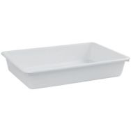 Lot de 6 Plat HIPS 43 cm HIPS Blanc cassé