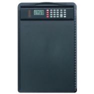 Lot de 6 Porte-bloc, A4, avec calculatrice, noir