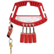 Lot de 6 Porte cadenas de consignation