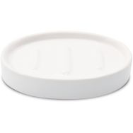 Lot de 6 Porte savon - Céramique - Blanc
