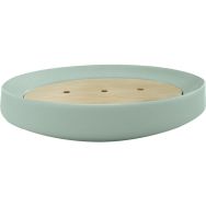 Lot de 6 Porte savon en polyrésine et bois Surf spray