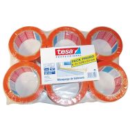 Lot de 6 Rubans vinyle Orange 33Mx 50Mm