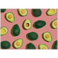 Lot de 6 Sets De Table Avocat Rose