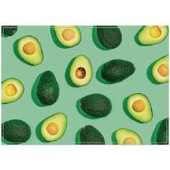 Lot de 6 Sets De Table Avocat Vert