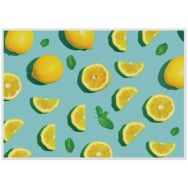 Lot de 6 Sets De Table Citrons