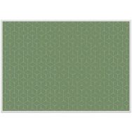 Lot de 6 Sets De Table Hexagone Vert