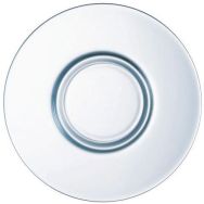 Lot de 6 Sous tasse ronde Aroma en verre trempé - 14 cm