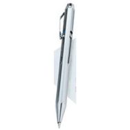 Lot de 6 Stylo à bille 4 couleurs rétractable, chromé