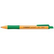 Lot de 6 Stylo à bille rétractable pointball, vert