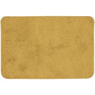 Lot de 6 Tapis de sortie de bain Curry - Mircofibre - 45x75 cm