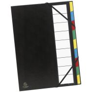 Lot de 6 Trieur rigide ordonator dos extensible 9 compartiments