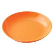 Lot de 6 assiettes creuses classique Ø 20,5 cm mélamine - orange