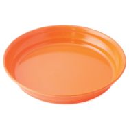 Lot de 6 assiettes creuses mélamine Ø 18,5 cm - orange